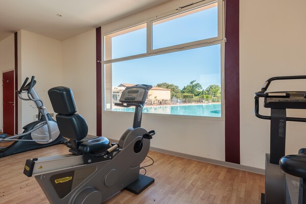 Foto van Zonnig Provençaals huis met terras - Vakantiehuis in Aubignan - gym