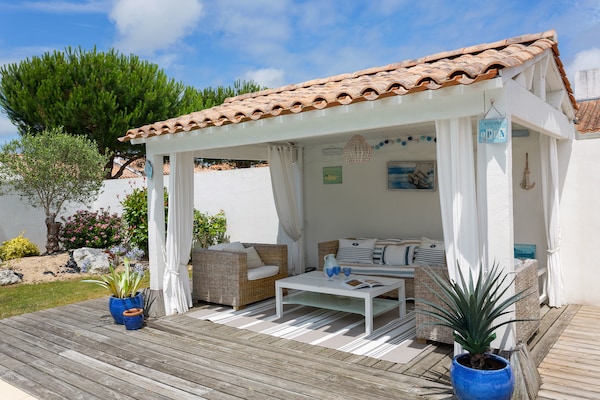 Foto van Ruime villa aan zee - Vakantiehuis in Saint- Jean-De-Monts - TerraceBalcony