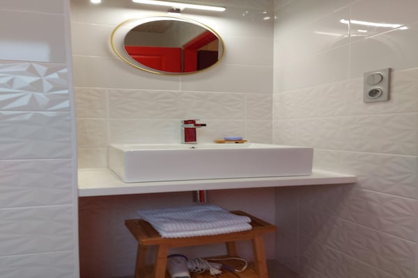 Foto van Chalet in St Maurice bij Ballon d'Alsace - Vakantiehuis in Saint-Maurice-sur-Moselle - BathRoom