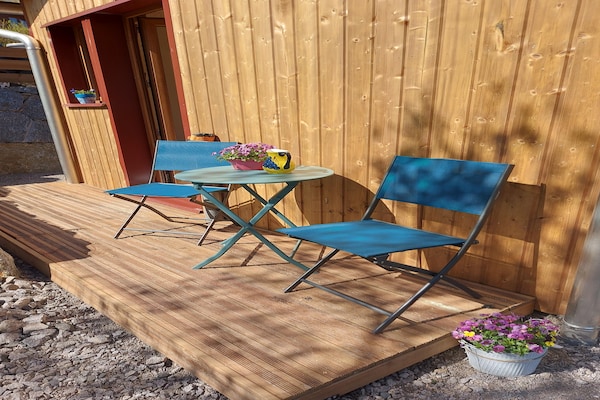 Foto van Chalet in St. Maurice bij Ballon d'Alsace - Vakantiehuis in Saint-Maurice-sur-Moselle - TerraceBalcony