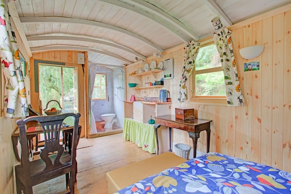 Foto van Herdershut bij Exmoor Nationaal Park - Vakantiehuis in Taunton - LivingRoom