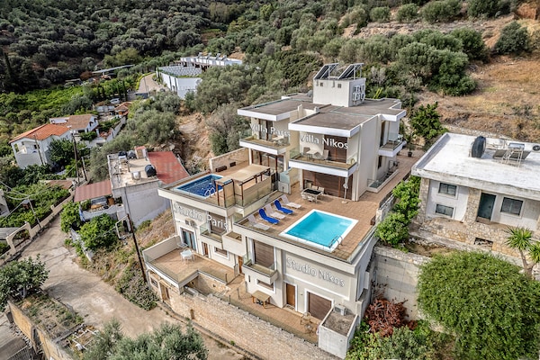 Foto van Villa nabij het strand van Palaiokastro - Vakantiehuis in Palaiokastro - Outdoor