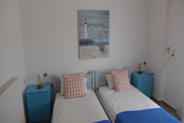 Foto van Villa in Axos met zwembad bij Panormo - Vakantiehuis in Axos - Rethymno - BedRoom
