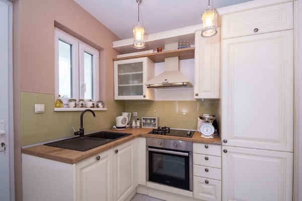 Foto van Stenen Huis in Podgora met Zeezicht - Vakantiehuis in Podgora - Kitchen