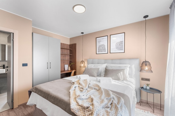 Foto van Appartement in Pula met Zeezicht en Bubbelbad - Vakantiehuis in Brtonigla - BedRoom