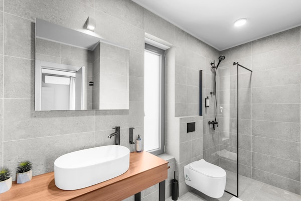 Foto van Appartement in Pula met Zeezicht en Bubbelbad - Vakantiehuis in Brtonigla - BathRoom