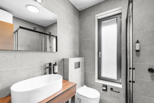 Foto van Appartement in Pula met Zeezicht en Bubbelbad - Vakantiehuis in Brtonigla - BathRoom