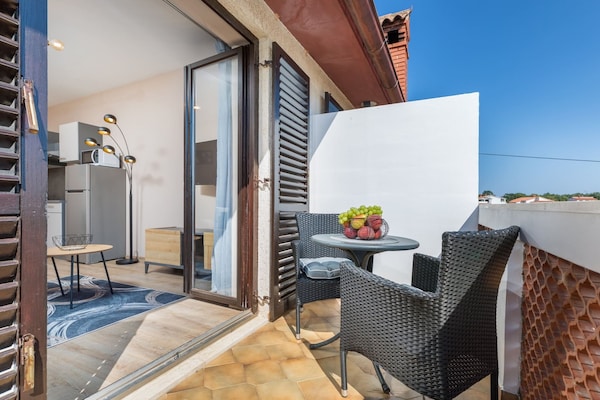 Foto van Appartement in Valbandon bij Strand & Fažana - Vakantiehuis in Fažana - TerraceBalcony