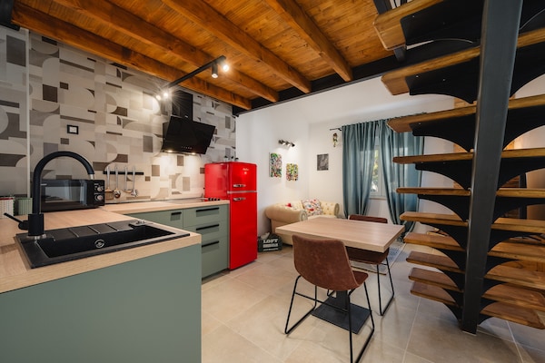 Foto van Appartement met gezellige slaapkamer - Vakantiehuis in Porec - Kitchen