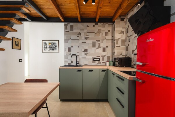 Foto van Appartement met gezellige slaapkamer - Vakantiehuis in Porec - Kitchen