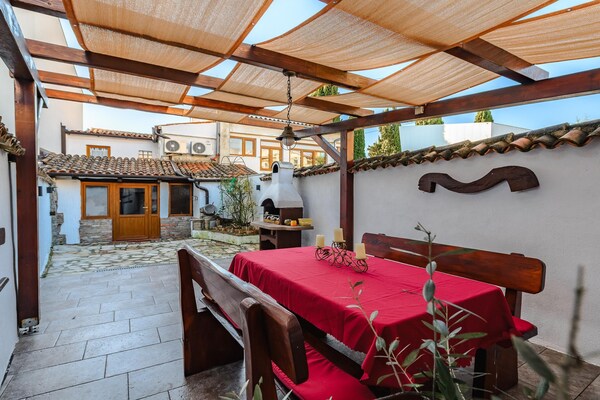 Foto van Casa Cittar met uitzicht - Vakantiehuis in Porec - TerraceBalcony