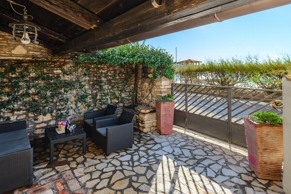 Foto van Casa Cittar met uitzicht - Vakantiehuis in Porec - TerraceBalcony