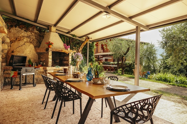 Foto van Il Limone-meerzicht in Nautic Resort San Carlo - Vakantiehuis in Gargnano - TerraceBalcony