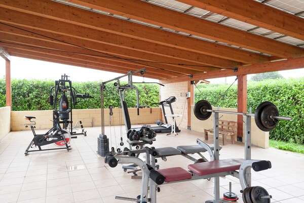 Foto van Cottage in Magione bij Meer Trasimeno - Vakantiehuis in Magione - gym
