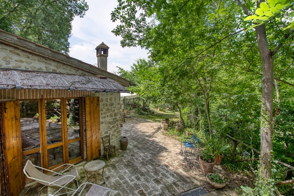 Foto van Vakantiehuis in Assisi met verwarmd zwembad - Vakantiehuis in Assisi - TerraceBalcony