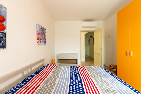 Foto van Appartement met airconditioning en uitzicht op zee - BedRoom