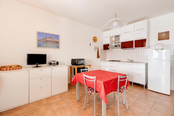 Foto van Met terras met uitzicht op zee en airconditioning. - Kitchen