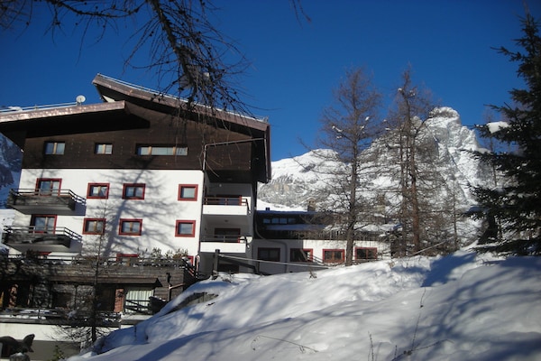 Foto van Skiresort, hellingen van Cervinia - Vakantiehuis in Breuil-Cervinia - ExteriorWinter