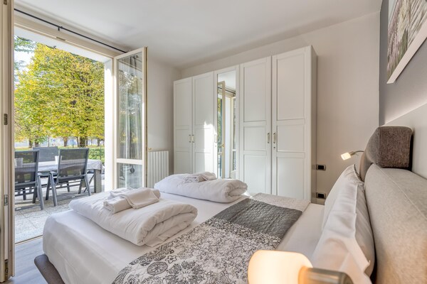 Foto van Appartement met uitzicht op het meer van Lugano. - Vakantiehuis in Porlezza - BedRoom