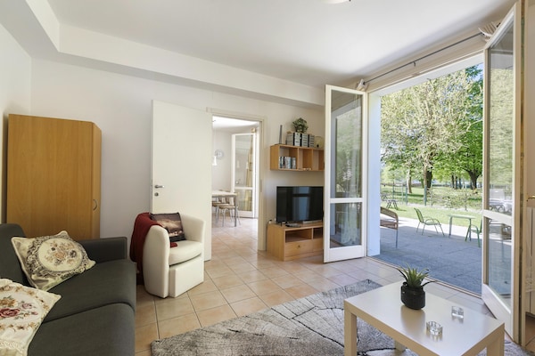 Foto van Appartement met uitzicht op het meer van Lugano. - Vakantiehuis in Porlezza - LivingRoom