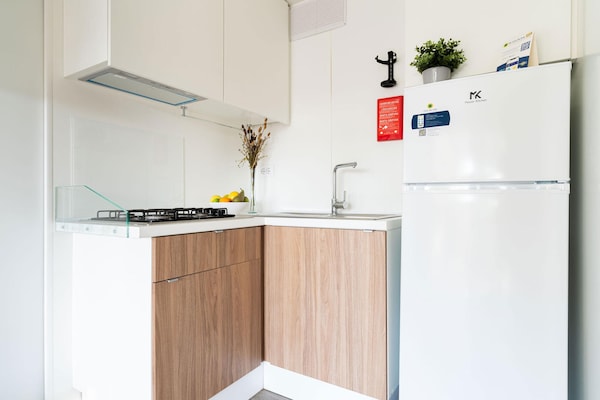 Foto van Lodge in het familiedorp Rimini vlakbij het strand - Kitchen