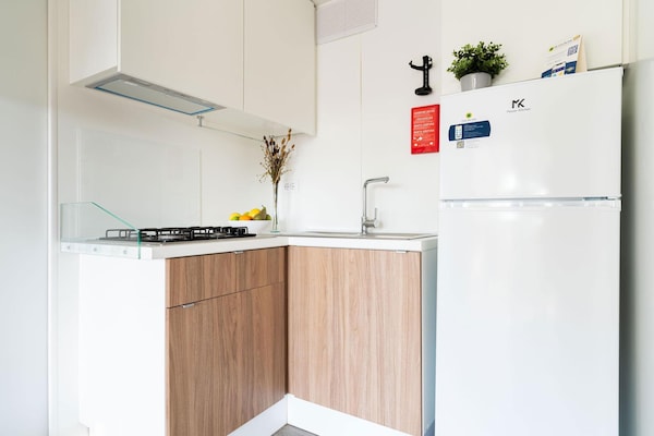 Foto van Lodge in het familiedorp Rimini vlakbij het strand - Kitchen