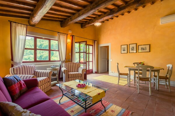 Foto van Toscaanse charme in Greve - Vakantiehuis in Greve in Chianti - LivingRoom