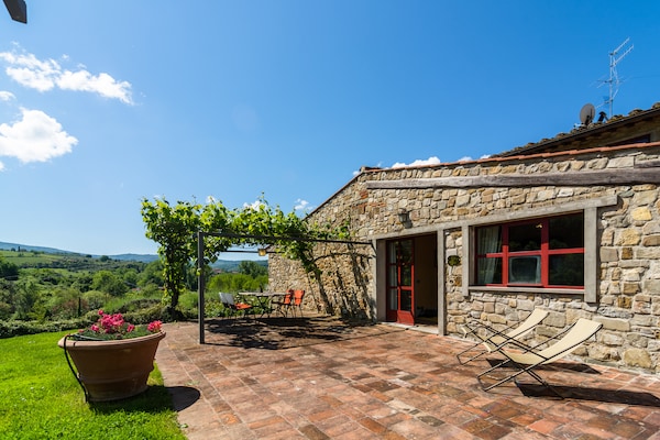 Foto van Toscaanse charme in Greve - Vakantiehuis in Greve in Chianti - ExteriorSummer
