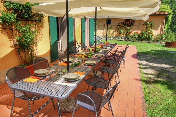 Foto van Villa met zwembad in Marciano - Vakantiehuis in Marciano Della Chiana - TerraceBalcony