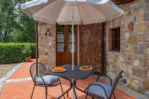 Foto van Zonnig vakantiehuis - Vakantiehuis in Gaiole in Chianti (SI) - TerraceBalcony