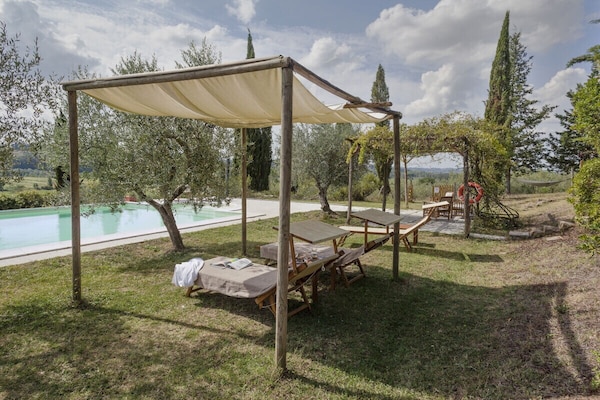 Foto van Biologische boerderij met 1 slaapkamer - Vakantiehuis in Palaia - Untagged