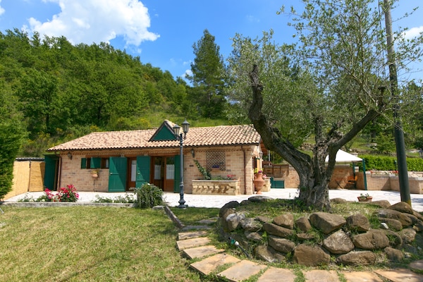 Foto van Leuk huisje in Cagli, vlakbij Urbino - Vakantiehuis in Cagli - ExteriorSummer