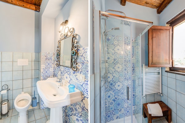 Foto van Monumentaal vakantiehuis in de heuvels van Abruzzo - BathRoom