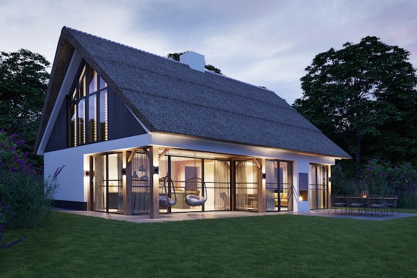 Foto van Elegante Texelse villa met spa - Vakantiehuis in De Cocksdorp Texel - ExteriorSummer