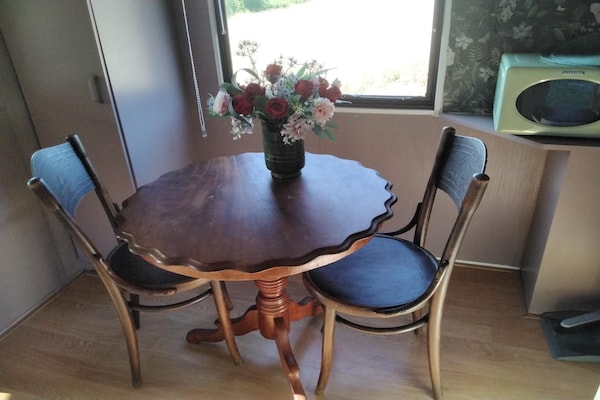 Foto van Historische woonboerderij aan zee met een tuin en terras - DiningRoom