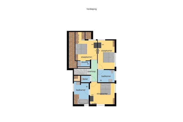 Foto van Moderne villa met een privéterras in De Cocksdorp - FloorPlan