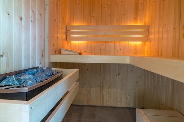Foto van Bungalow op Texel bij Nationaal Park Duinen - Vakantiehuis in De Koog Texel - Wellness