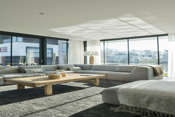Foto van Watervilla in Zeeland bij Veerse Meer - Vakantiehuis in Arnemuiden - LivingRoom