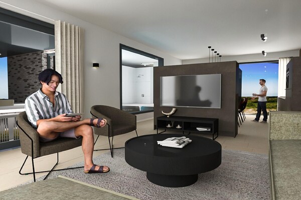 Foto van Luxe villa in Nieuwvliet-Bad met privézwembad - Vakantiehuis in Nieuwvliet - LivingRoom