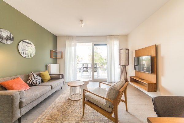 Foto van Appartement in Maastricht met Zwembad - Vakantiehuis in Maastricht - LivingRoom