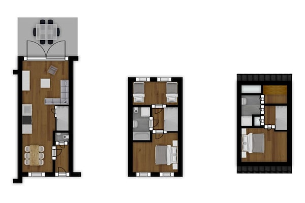 Foto van Verblijf & Ontspan in Maastricht - Vakantiehuis in Maastricht - FloorPlan