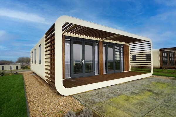 Foto van Chalet met één verdieping en veranda - Vakantiehuis in Lochem - ExteriorSummer