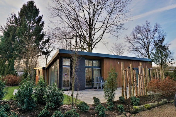Foto van Eigentijds chalet aan het Veluwemeer - Vakantiehuis in Biddinghuizen - ExteriorSummer
