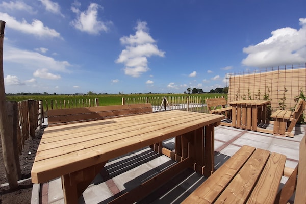 Foto van Gezinsvriendelijke villa in Leons - Vakantiehuis in Leons - TerraceBalcony