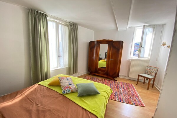 Foto van Appartement in Fécamp bij Cap Fagnet Kliffen - Vakantiehuis in Fécamp - BedRoom