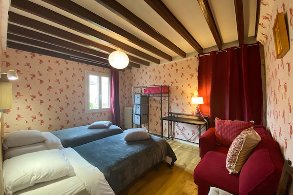 Foto van Vakantiehuis in Etretat bij Strand & Kliffen - Vakantiehuis in Etretat - BedRoom