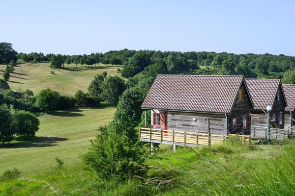 Foto van Houten Chalet bij Somme Baai Abbeville - Vakantiehuis in Grand-Laviers - LivingRoom