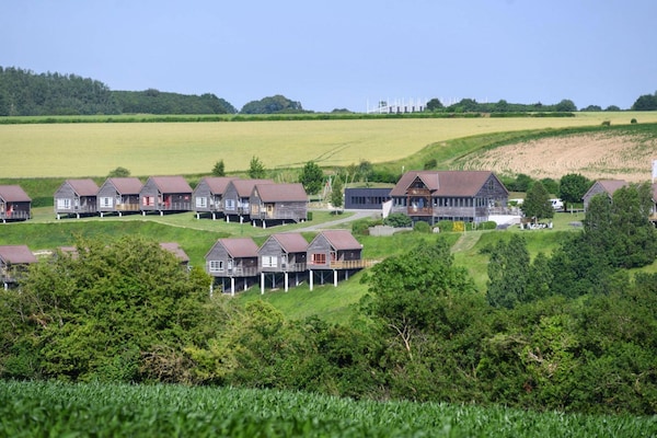 Foto van Houten Chalet bij Somme Baai Abbeville - Vakantiehuis in Grand-Laviers - GardenSummer