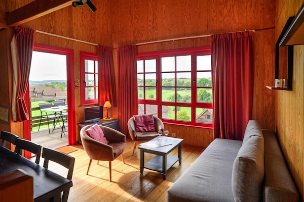 Foto van Houten Chalet bij Somme Baai Abbeville - Vakantiehuis in Grand-Laviers - LivingRoom