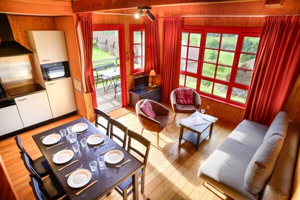 Foto van Houten Chalet bij Somme Baai Abbeville - Vakantiehuis in Grand-Laviers - Ambiance